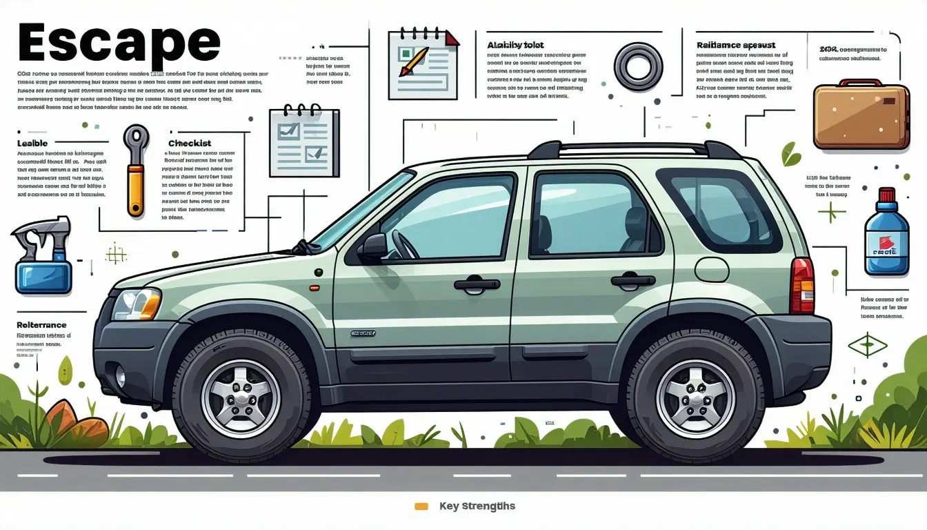 Tout savoir sur le Ford Escape 2000 : fiabilité, entretien et points forts