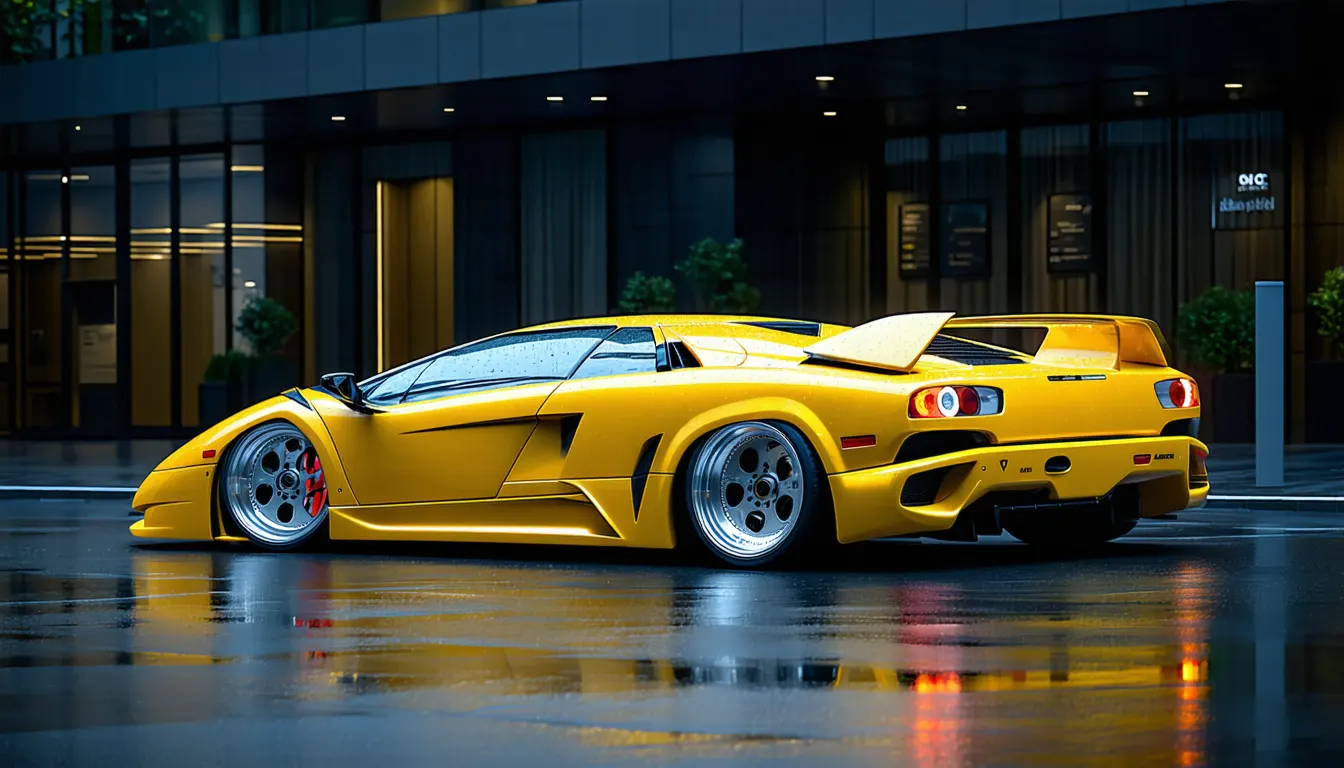 explorez la lamborghini diablo de 1990, une icône intemporelle de la supercar alliant design audacieux et performances légendaires.