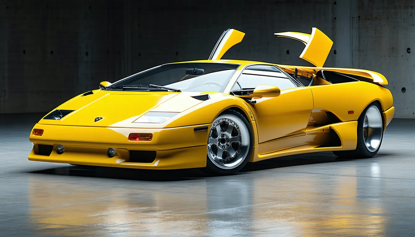 Découverte de la lamborghini diablo de 1990 : une icône intemporelle de la supercar