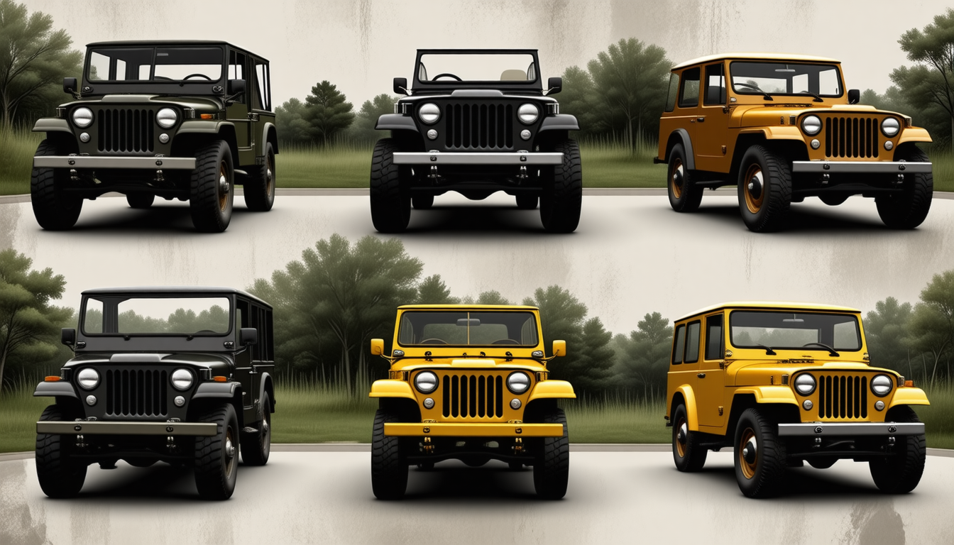 découvrez l’histoire fascinante de willys, l’une des marques automobiles les plus emblématiques, depuis ses débuts jusqu’à son évolution moderne. plongez dans l’héritage et les innovations qui ont façonné cette légende de l’industrie automobile.