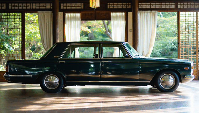 découvrez la toyota century limousine de 1967, symbole intemporel de luxe et d'élégance, et plongez dans l'histoire et les détails uniques de ce chef-d'œuvre automobile japonais.